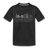 Charleston, South Carolina Youth T-Shirt - Skyline Youth Charleston Tee - black