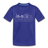 Charleston, South Carolina Youth T-Shirt - Skyline Youth Charleston Tee - royal blue