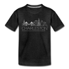 Charleston, South Carolina Youth T-Shirt - Skyline Youth Charleston Tee - charcoal gray