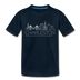 Charleston, South Carolina Youth T-Shirt - Skyline Youth Charleston Tee - deep navy