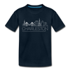 Charleston, South Carolina Youth T-Shirt - Skyline Youth Charleston Tee - deep navy
