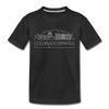 Colorado Springs, Colorado Youth T-Shirt - Skyline Youth Colorado Springs Tee - black
