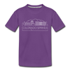 Colorado Springs, Colorado Youth T-Shirt - Skyline Youth Colorado Springs Tee - purple