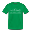Colorado Springs, Colorado Youth T-Shirt - Skyline Youth Colorado Springs Tee - kelly green