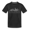 Columbus, Ohio Youth T-Shirt - Skyline Youth Columbus Tee - black