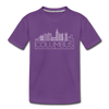 Columbus, Ohio Youth T-Shirt - Skyline Youth Columbus Tee - purple