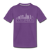 Columbus, Ohio Youth T-Shirt - Skyline Youth Columbus Tee - purple