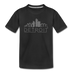 Detroit, Michigan Youth T-Shirt - Skyline Youth Detroit Tee - black