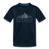 Detroit, Michigan Youth T-Shirt - Skyline Youth Detroit Tee - deep navy