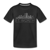 Fort Worth, Texas Youth T-Shirt - Skyline Youth Fort Worth Tee - black