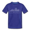 Fort Worth, Texas Youth T-Shirt - Skyline Youth Fort Worth Tee - royal blue