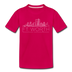 Fort Worth, Texas Youth T-Shirt - Skyline Youth Fort Worth Tee - dark pink