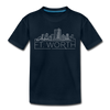Fort Worth, Texas Youth T-Shirt - Skyline Youth Fort Worth Tee - deep navy