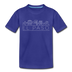 El Paso, Texas Youth T-Shirt - Skyline Youth El Paso Tee - royal blue