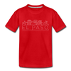 El Paso, Texas Youth T-Shirt - Skyline Youth El Paso Tee - red