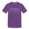 El Paso, Texas Youth T-Shirt - Skyline Youth El Paso Tee - purple