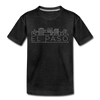 El Paso, Texas Youth T-Shirt - Skyline Youth El Paso Tee - charcoal gray