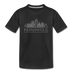 Indianapolis, Indiana Youth T-Shirt - Skyline Youth Indianapolis Tee - black