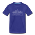 Indianapolis, Indiana Youth T-Shirt - Skyline Youth Indianapolis Tee - royal blue
