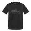 Fresno, California Youth T-Shirt - Skyline Youth Fresno Tee - black