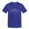 Fresno, California Youth T-Shirt - Skyline Youth Fresno Tee - royal blue