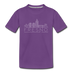 Fresno, California Youth T-Shirt - Skyline Youth Fresno Tee - purple