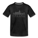 Fresno, California Youth T-Shirt - Skyline Youth Fresno Tee - charcoal gray