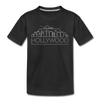 Hollywood, California Youth T-Shirt - Skyline Youth Hollywood Tee - black
