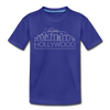 Hollywood, California Youth T-Shirt - Skyline Youth Hollywood Tee - royal blue
