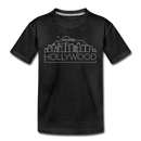 Hollywood, California Youth T-Shirt - Skyline Youth Hollywood Tee - charcoal gray