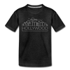 Hollywood, California Youth T-Shirt - Skyline Youth Hollywood Tee - charcoal gray