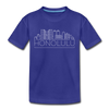 Honolulu, Hawaii Youth T-Shirt - Skyline Youth Honolulu Tee - royal blue