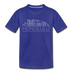 Honolulu, Hawaii Youth T-Shirt - Skyline Youth Honolulu Tee - royal blue