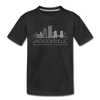 Jacksonville, Florida Youth T-Shirt - Skyline Youth Jacksonville Tee - black