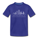 Jacksonville, Florida Youth T-Shirt - Skyline Youth Jacksonville Tee - royal blue