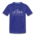 Jacksonville, Florida Youth T-Shirt - Skyline Youth Jacksonville Tee - royal blue