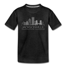 Jacksonville, Florida Youth T-Shirt - Skyline Youth Jacksonville Tee - charcoal gray