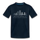 Jacksonville, Florida Youth T-Shirt - Skyline Youth Jacksonville Tee - deep navy