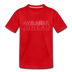 Juneau, Alaska Youth T-Shirt - Skyline Youth Juneau Tee - red