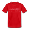 Juneau, Alaska Youth T-Shirt - Skyline Youth Juneau Tee - red