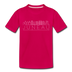 Juneau, Alaska Youth T-Shirt - Skyline Youth Juneau Tee - dark pink