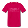 Juneau, Alaska Youth T-Shirt - Skyline Youth Juneau Tee - dark pink