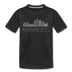 Kansas City, Missouri Youth T-Shirt - Skyline Youth Kansas City Tee - black