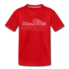 Kansas City, Missouri Youth T-Shirt - Skyline Youth Kansas City Tee - red