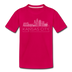 Kansas City, Missouri Youth T-Shirt - Skyline Youth Kansas City Tee - dark pink
