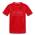 Las Vegas, Nevada Youth T-Shirt - Skyline Youth Las Vegas Tee - red
