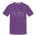 Las Vegas, Nevada Youth T-Shirt - Skyline Youth Las Vegas Tee - purple