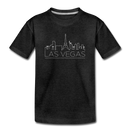 Las Vegas, Nevada Youth T-Shirt - Skyline Youth Las Vegas Tee - charcoal gray