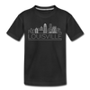 Louisville, Kentucky Youth T-Shirt - Skyline Youth Louisville Tee - black