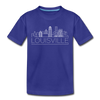 Louisville, Kentucky Youth T-Shirt - Skyline Youth Louisville Tee - royal blue